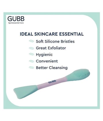 Gubb Multipurpose Face Brush For Massage, Exfoliation & Face Pack Application Synthetic Face Contour Brush 1 Pcs 70 g