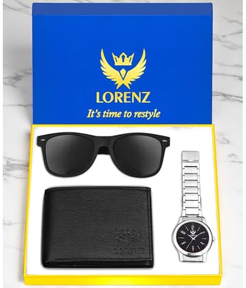 Lorenz Watch,Wallets,Sunglasses Formal Gift Set