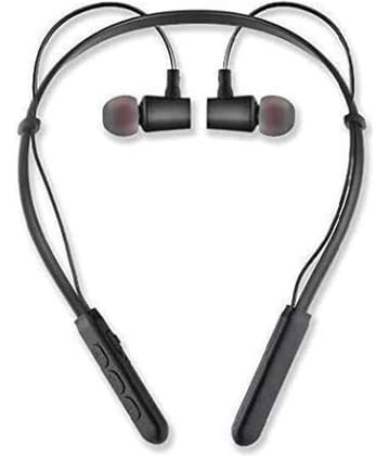 ATIPRIYA In-the-ear Bluetooth Headset with Upto 30h Talktime Noise Cancellation - Black
