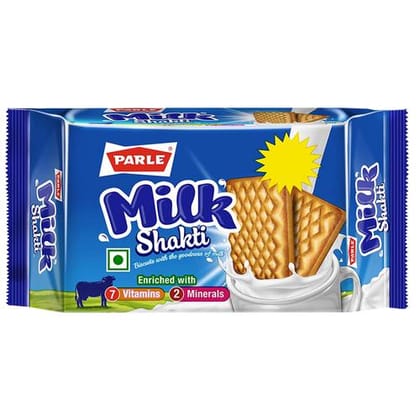 Parle Milk Shakti Biscuits - With The Goodness Of Milk, 70 g Pouch
