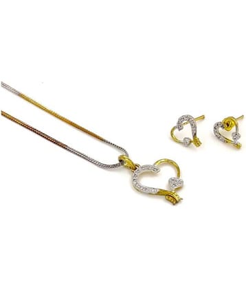 Sunhari Jewels - Silver Pendant set ( Pack of 1 )