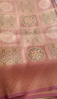 Elegant Kalamkari Handpainted Silk Saree