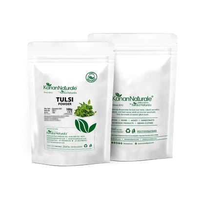 Kanan Naturale Tulsi powder 200 gm ( 100 gm x 2 Packs )  by Kerala Naturals
