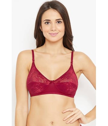 N-Gal Nylon Non Padded Women's Everyday Bra ( Purple )