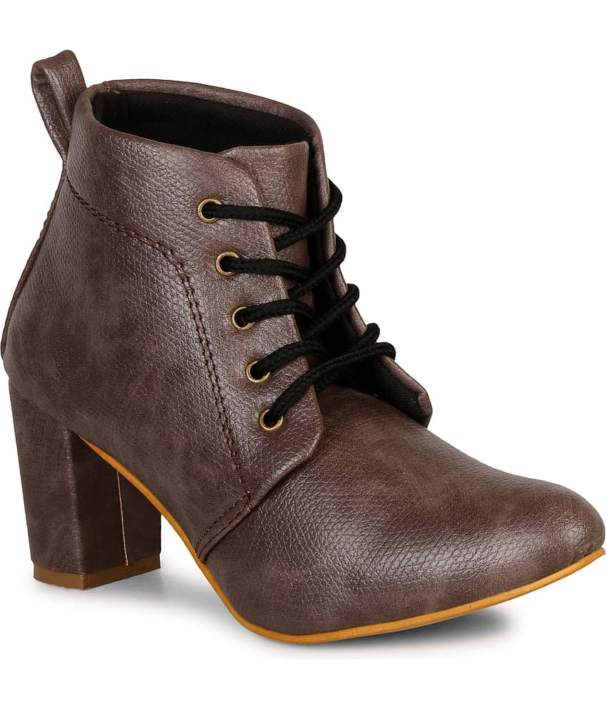 Saheb - Brown Women's Ankle Length Boots