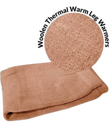 Infispace Pack of 1 Unisex Woollen Leg Warmer ( Beige )
