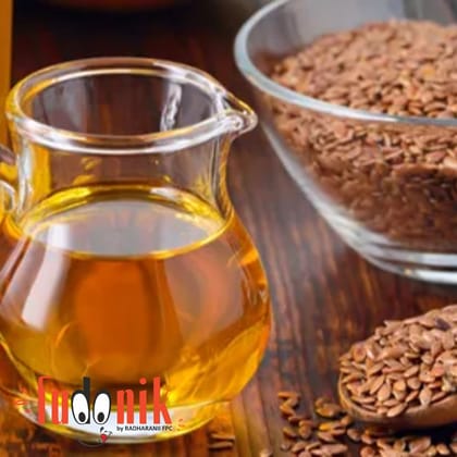 Fudonik Cold Pressed Flaxseed Oil (Alsi Tel) (500ml) | Wood Pressed Virgin Oil | Rich in Omega-3