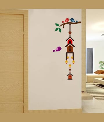 Inkfence Wall Sticker Birds ( 140 x 60 cms )