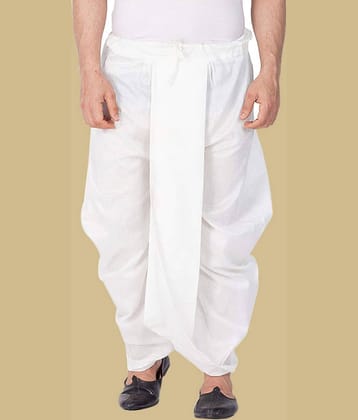 DISONE Cotton Men's Dhoti White ( Pack of 1 )