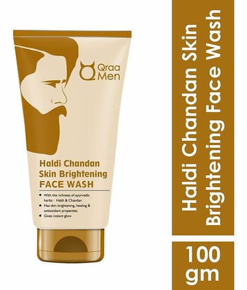 Qraa Men De-Tan Kit-Scrub 100Gm,Cleanser 100Gm,Pack 100Gm For Men Instant Tan Removal Pack Of 3