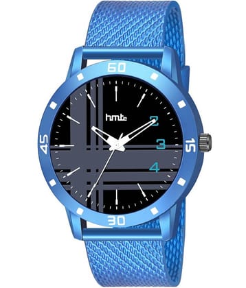 HMTe - Blue Plastic Analog Men's Watch