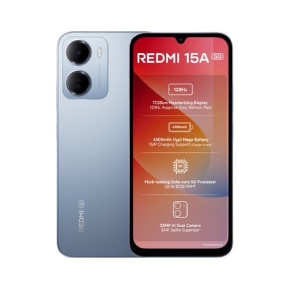 REDMI 15A 5G 4GB 64GB Awesome Blue REDMI 15A 5G 4GB 64GB Awesome Blue