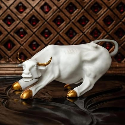 White Marble Bull