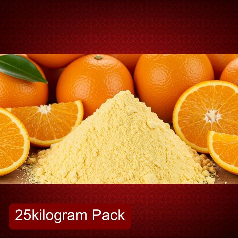 Zesty Orange Fruit Powder (25kg) | Spray Dried Instant Soluble | Refreshing Citrus Beverage Base