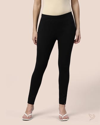 Sleek Kurti Pant - Carbon Black-S / Carbon Black