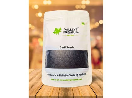 Valleys Premium Indian Basil Seeds  - 400 Gram