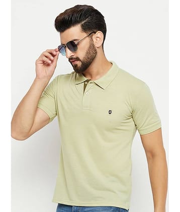 XFOX - Mint Green Cotton Blend Regular Fit Men's Polo T Shirt ( Pack of 1 )