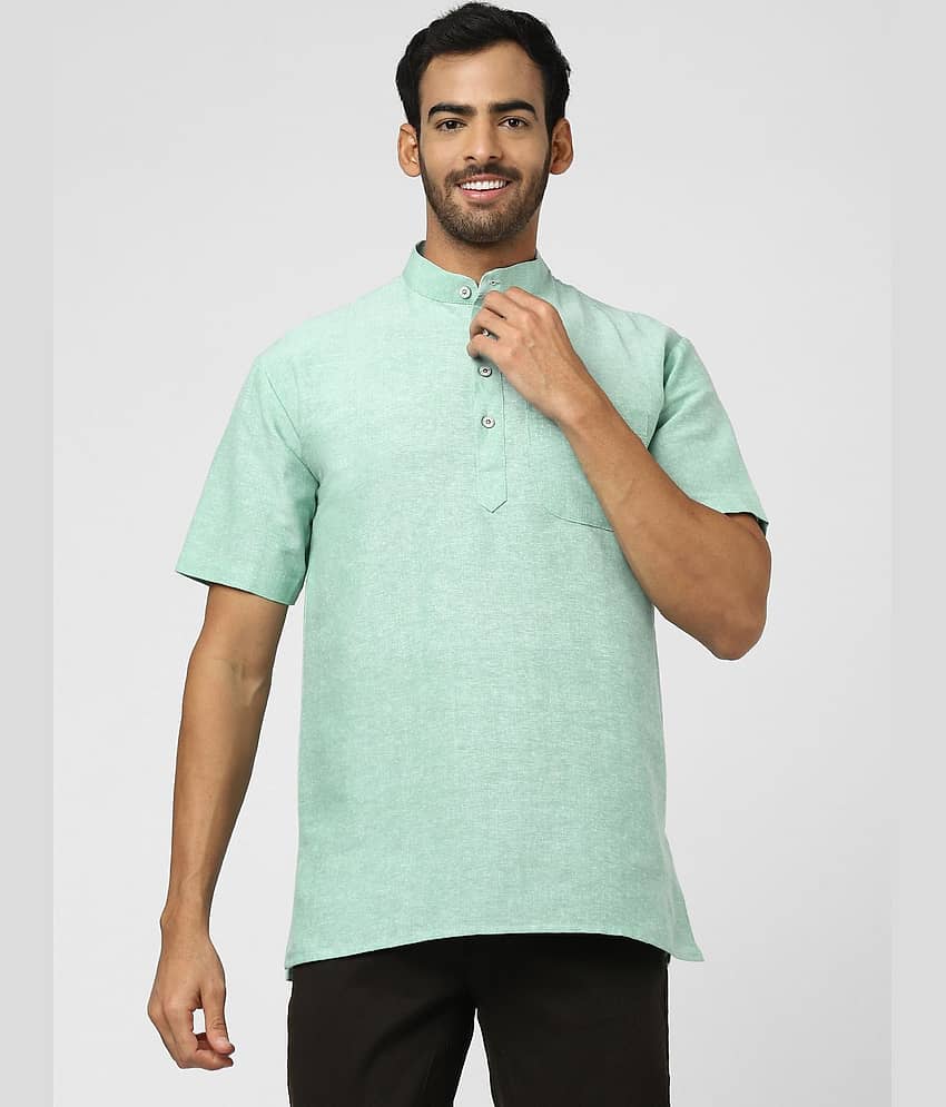 DESHBANDHU DBK - Green Cotton Men's Kurta ( Single )