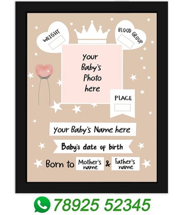 Indianara Wood Black Photo Frame Sets - Pack of 1