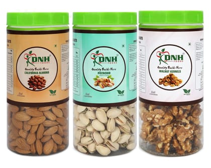 DRY FRUITS COMBO 450 GRAMS  PACK  150G X 3 PC