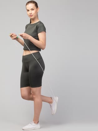 WUGO::Latest Fancy High GSM Active Wear/Gym Shorts/Solid Yoga Shorts/Cycling Shorts For Women's & Girls