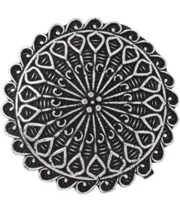 VIRAASI - Silver Contemporary Ring ( Pack of 1 )