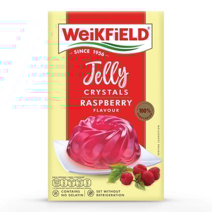 Weikfield Jelly Crystals, Raspberry, 90g