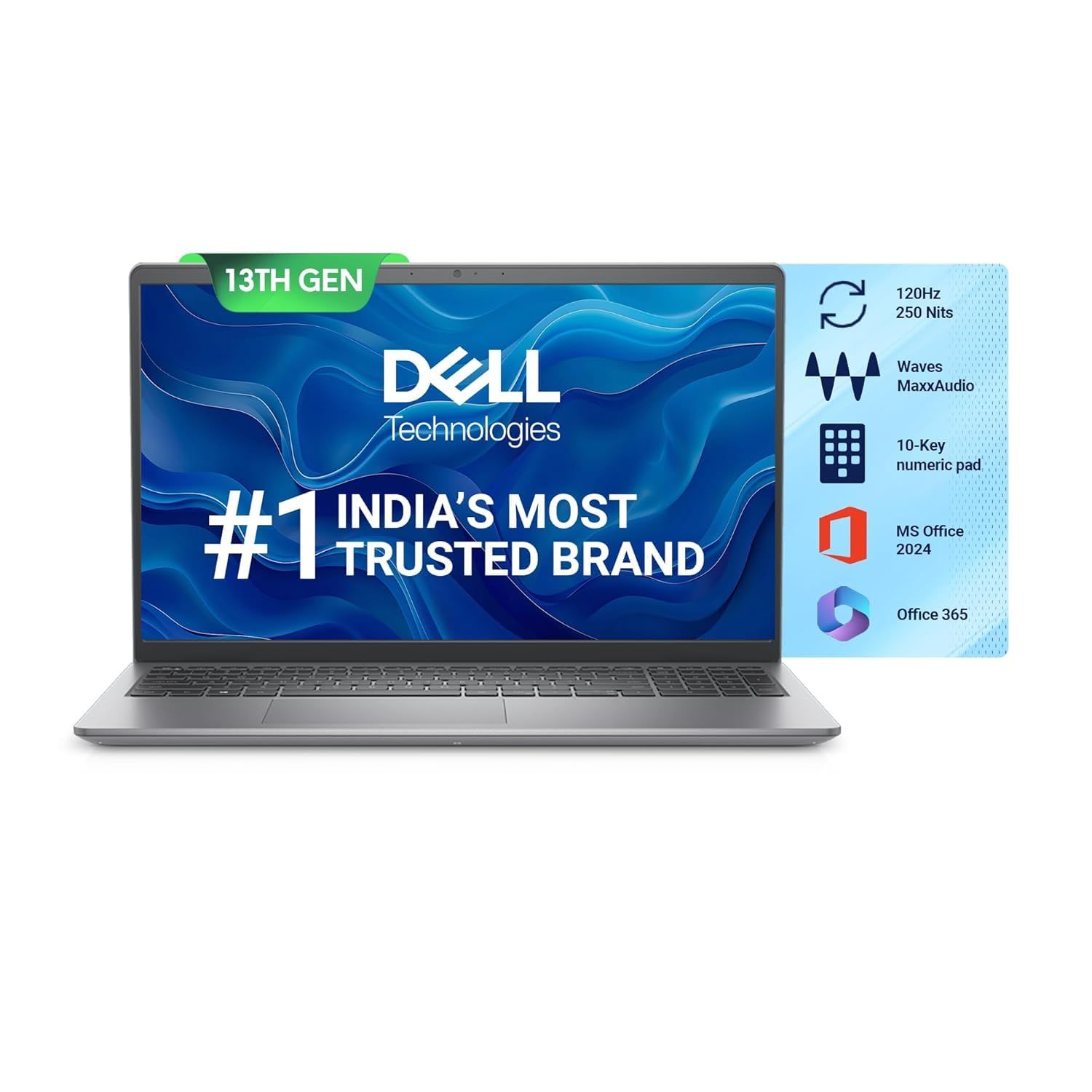 Dell Vostro 11th Gen Laptop Intel, Intel Core i3, 15.6" FHD 100Hz 250 nits Narrow Border Display, 4GB DDR4 RAM, 128GB Dell Vostro 11th Gen Laptop Intel, Intel Core i3, 15.6" FHD 100Hz 250 nits Narrow Border Display, 4GB DDR4 RAM, 128GB - Titan Grey