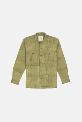 GRIDLINE SHIRT-PISTA GREEN / S