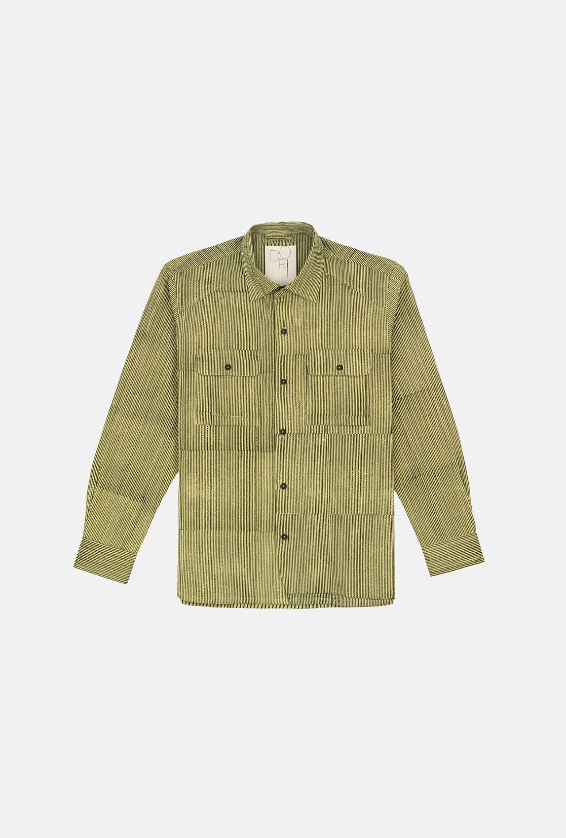 GRIDLINE SHIRT-PISTA GREEN / S