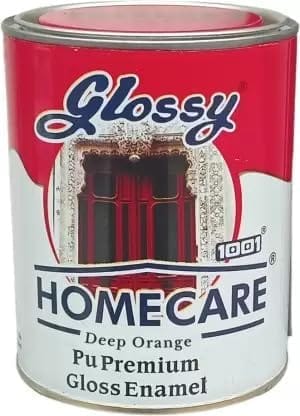 1001 Homecare PU Premium High Gloss Deep Orange Enamel | High Gloss Finish | PU Finish | Fade Resistant I Wall Paint I Metal Paint I 1 Ltr 1001 Homecare PU Premium High Gloss Deep Orange Enamel | High Gloss Finish | PU Finish | Fade Resistant I Wall Paint I Metal Paint I 1 Ltr
