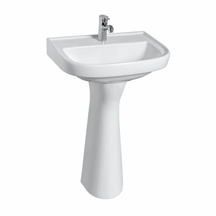 MESHWO Wash Basin with Pedestal