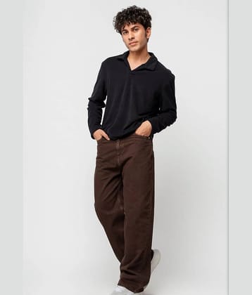 9x denims Basic Men's Jeans - Brown ( Pack of 1 )