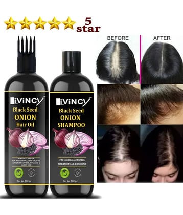 Onion oil and onion shampoo combo kit
