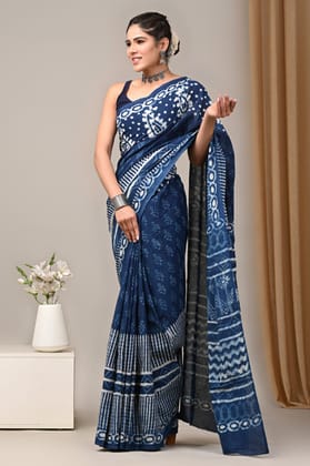 Jaipur Hand Block Print Saree