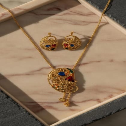 Navrang Paisley Elegance Necklace Set