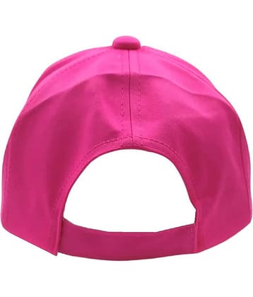 Zacharias Girl's Kids Cotton Cap kc-13-Dark-Pink (Pack of 1) (1-4 Years)