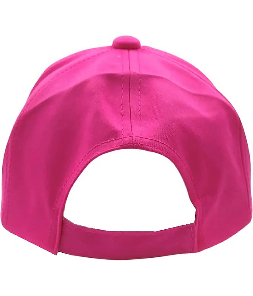 Zacharias Girl's Kids Cotton Cap kc-13-Dark-Pink (Pack of 1) (1-4 Years)