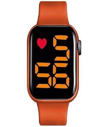 Renaissance Traders - Orange Silicon Digital Men's Watch