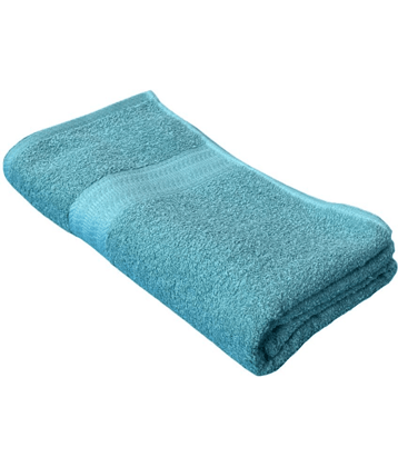 Finesse Decor Cotton Self Design 500 -GSM Bath Towel ( Pack of 1 ) - Sea Green