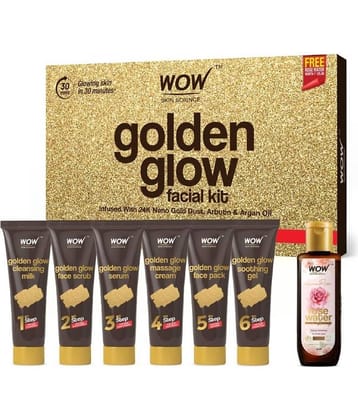 WOW Skin Science Instant Glow Facial Kit For All Skin Type ( Pack of 7 )