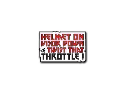 Helmet On | Sticker