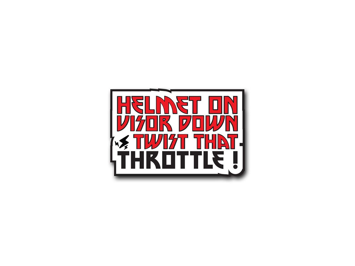 Helmet On | Sticker