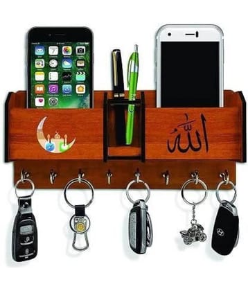 Kkart Multicolour Wood Key Holder - Pack of 1