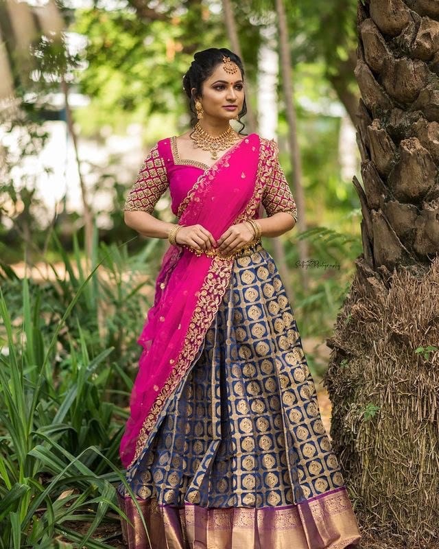 Embroidery Kanjivaram Pure Zari Silk Saree with Blouse