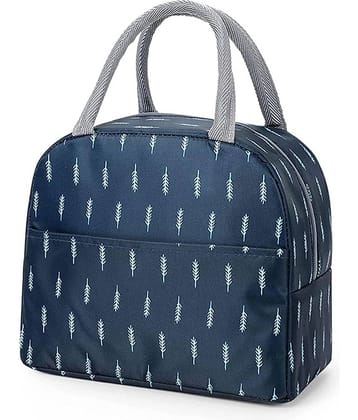 House Of Quirk - Blue Polyester Lunch Bag