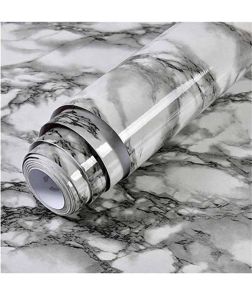 Geeo Premium White Marble Design Wallpaper 60cm x 2m (Pack of 1)