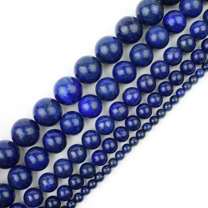 Natural Stone Beads 4/6/8/10/12mm Lapis Lazuli Gemstone Round Loose Beads Crystal Energy Stone Healing Power for Jewelry Making Natural Stone Beads 4/6/8/10/12mm Lapis Lazuli Gemstone Round Loose Beads Crystal Energy Stone Healing Power for Jewelry Making