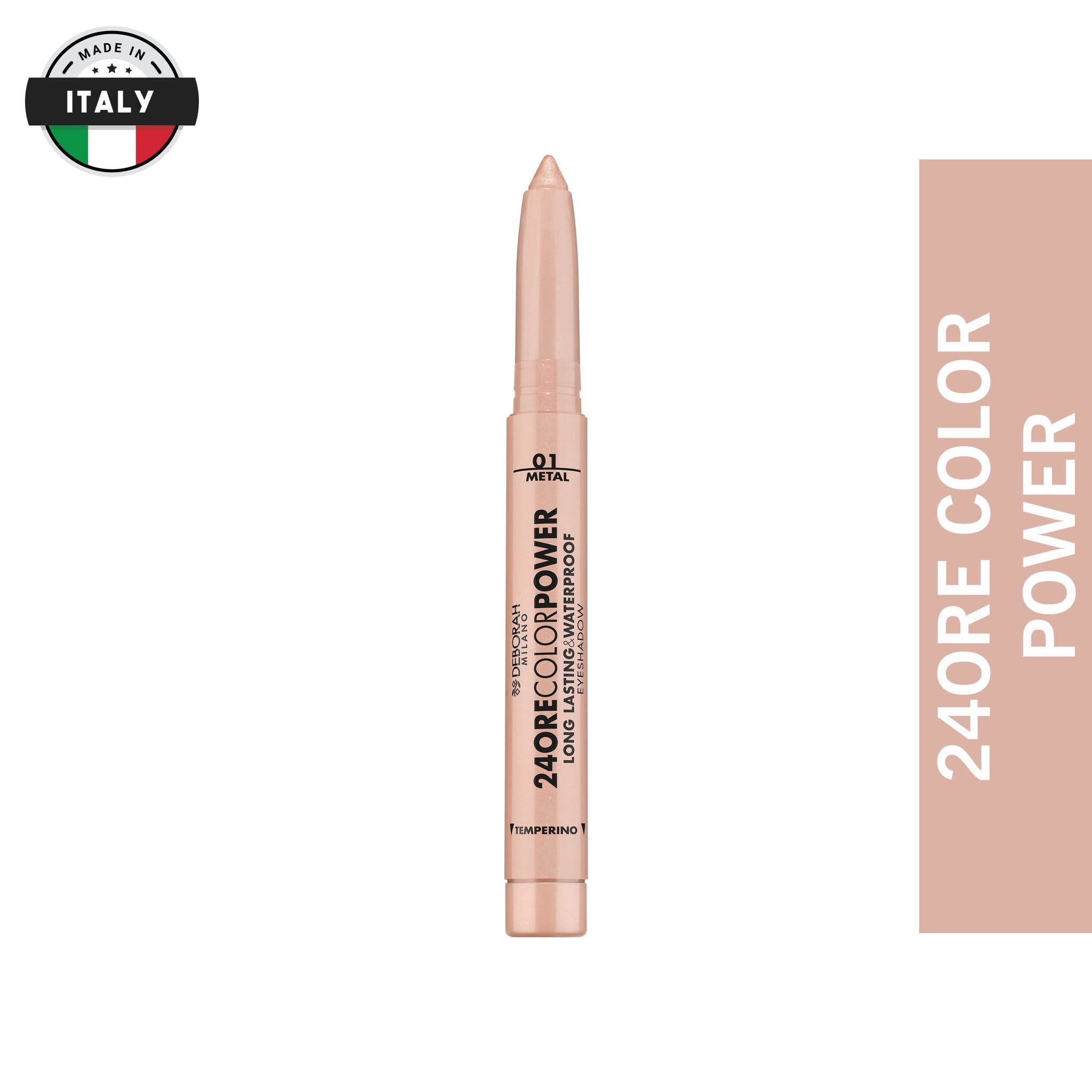 Deborah Milano 24Ore Color Power Long Lasting & Waterproof Eyeshadow Stick Nude