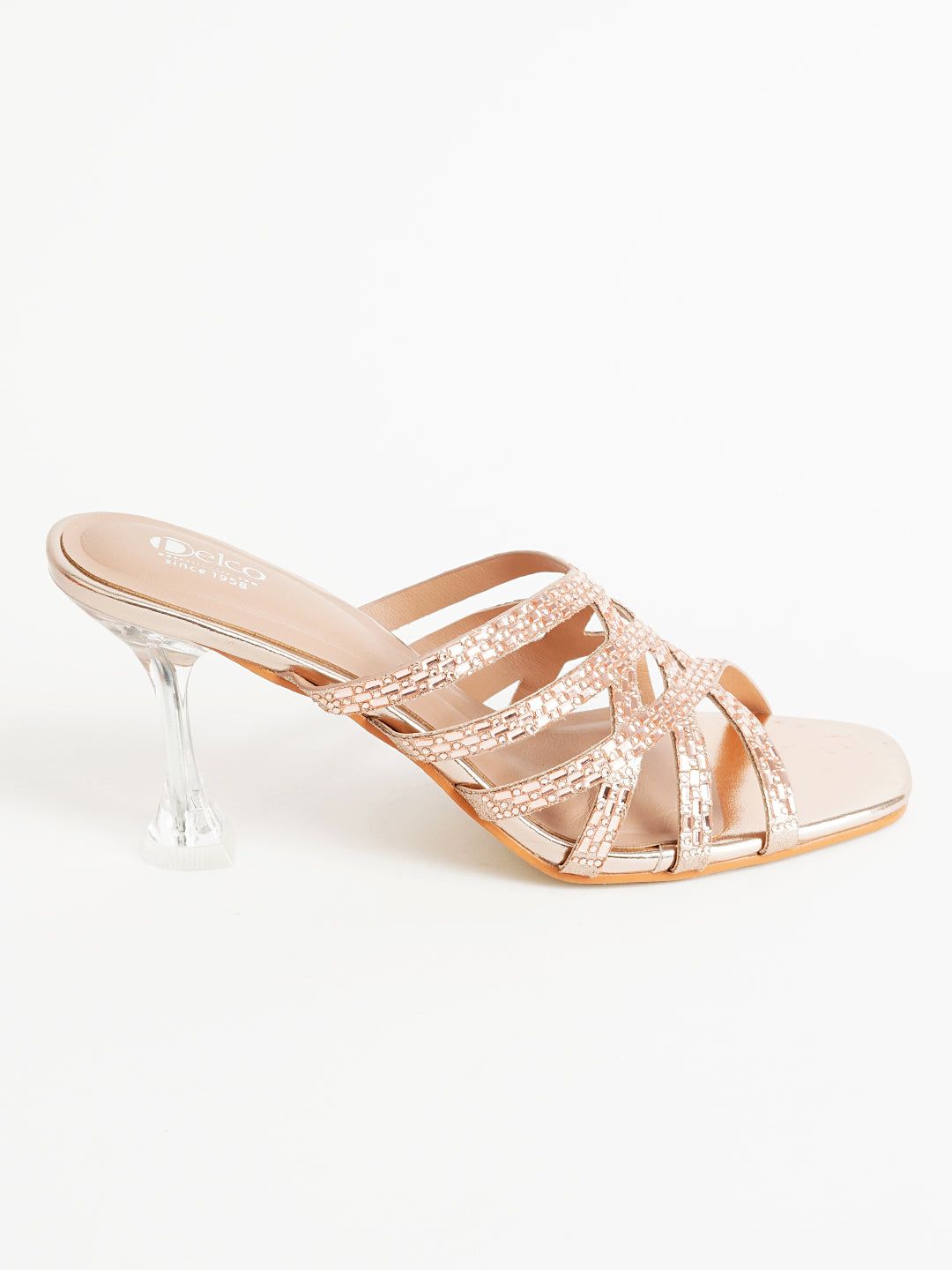 Delco Party ready Slip ons-36 / Champagne